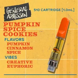 Pumpkin Spice Cookies - 1g Distillate Vape Carts from  product image