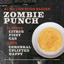 Zombie Punch Badder 4g Live Rosin Concentrate from  product image