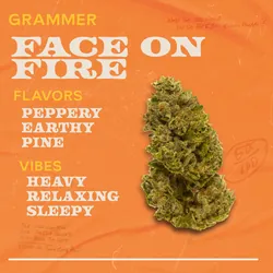 Face on Fire - 1g Grammers Flower from  product image