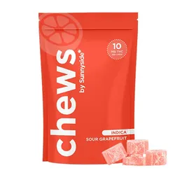 Sunnyside Chews 100mg 10pk Sour Grapefruit from  product image