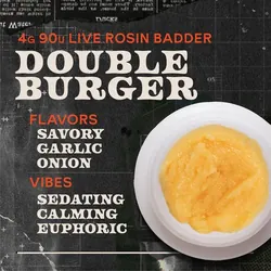 Double Burger Badder 4g Live Rosin Concentrate from  product image