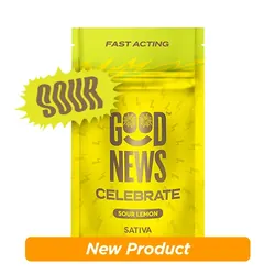 Good News Fast-Acting Chews Sour Lmn 100mg (10pk) from  product image