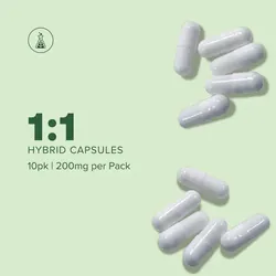 1:1 Hybrid Ratio Capsules - 10 Pack | 200mg from  product image