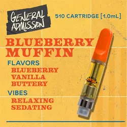 Blueberry Muffin - 1g Distillate Vape Carts from  product image