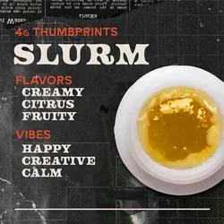 Slurm Live Rosin Live Rosin - 4g Thumbprints Concentrate from  product image