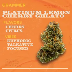 Platinum Lemon Cherry Gelato - 1g Grammers Flower from  product image
