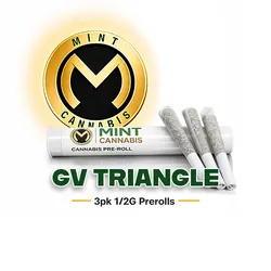 Mint Premium /3pk Prerolls - GV Triangle from  product image