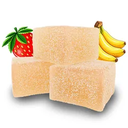 Strawberry Banana- 100mg Distillate Chews 10pk from  product image
