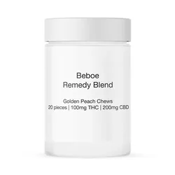 1:2 Remedy Golden Peach [20pk] (200mg CBD/100mg THC) from  product image