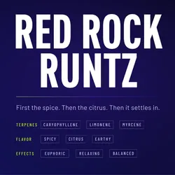 Red Rock Runtz: Live Rosin Vape Cartridge from  product image