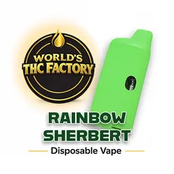 World THC Factory - AIO Distillate - Rainbow Sherbert from  product image