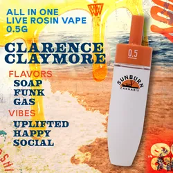 Clarence Claymore 0.5g Live Rosin AIO from  product image