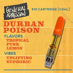 Durban Poison - 1g Distillate Vape Carts from  product image