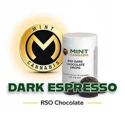 Mint Premium - Chocolate Drops RSO 100mg - Dark English Toffee from  product image