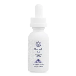 Remedi 1:1 CBD:THC 500mg Tincture-Strawberry Cream from  product image