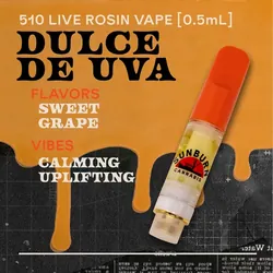Dulce De Uva - 0.5g Live Rosin Cartridge from  product image