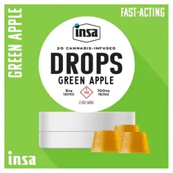 Drops/Chews - Green Apple - 100mg (20 Chews) from  product image