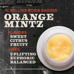 Orange Mintz Badder 1g Live Rosin Concentrate from  product image