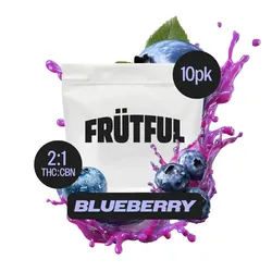 Frutful Gels 10 pack - Blueberry - 2:1 THC:CBN from  product image