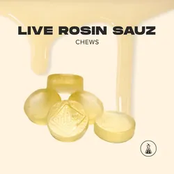 Live Rosin Sauz Pineapple Soft Chews - 10 Pack | 100mg from  product image