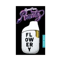 Flowery AIO Live Resin Vape 1g - Super Pure Runtz from  product image
