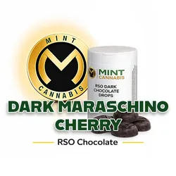 Mint Premium - Chocolate Drops RSO 100mg - Dark Maraschino Cherry from  product image