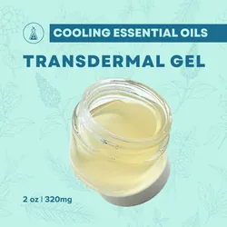 2oz Cooling Essential Oils Transdermal Gel - 2oz from  product image