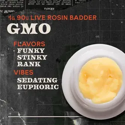 GMO Badder 1g Live Rosin Concentrate from  product image
