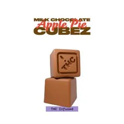 THC Infused Milk Chocolate Cubez - Apple Pie from  product image