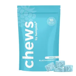 Sunnyside Chews 100mg 10pk Blue Raspberry from  product image