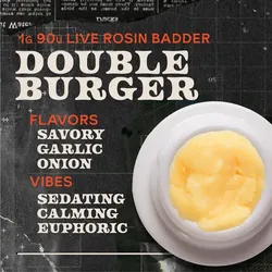 Double Burger Badder 1g Live Rosin Concentrate from  product image