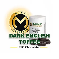 Mint Premium - Chocolate Drops RSO 100mg - Dark Coconut from  product image