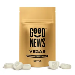 Good News Chews Sparkling White Grp 100mg (10pk) from  product image
