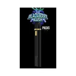 Packs Premium Vape Cartridge 1G - Blackberry Kush (Noir) from  product image