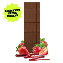 200mg, Milk Chocolate Strawberry - Chocolate Bar from  product image