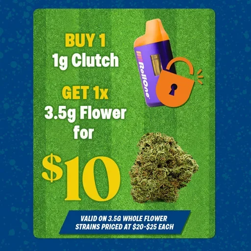 $10 Flower with Clutch Purchase