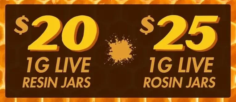 1g Live Resin Extracts - $20 each