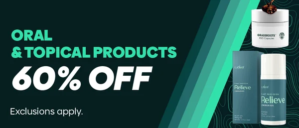 60% Off All Oral + Topical Products