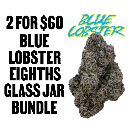 2 for $60 Blue Lobster Eighths (Glass Jar) Bundle