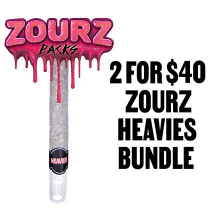 2 for $40 Zourz Heavies 2.5g Bundle