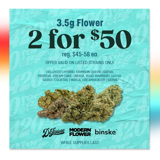 2 for $50 Flower