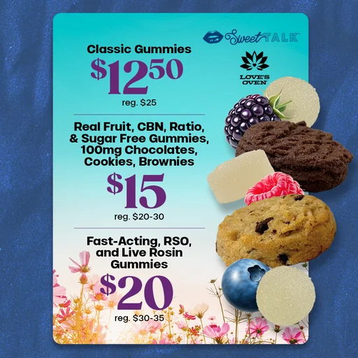 Edibles Starting at $12.50