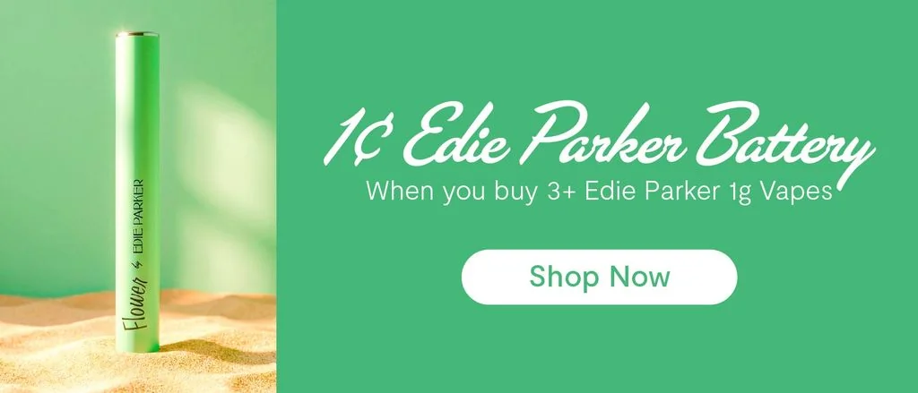 Buy 3+ Edie Parker 1g Vapes, get an Edie Parker Battery