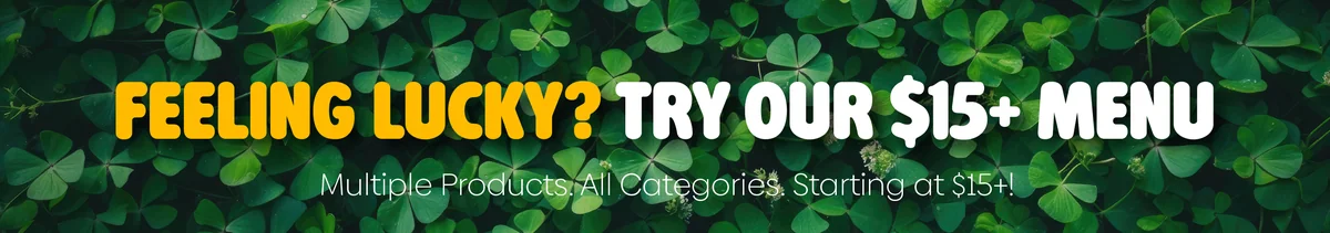 Feeling Lucky? $15+ Menu