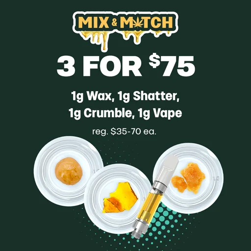 3 for $75 Mix & Match