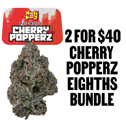 2 for $40 Cherry Popperz Eighths Bundle