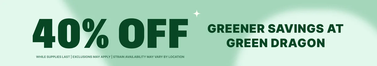 Greener Savings - 40% OFF FOR A LIMITED TIME!