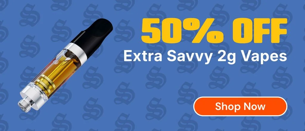 50% OFF Extra Savvy 2G Vapes