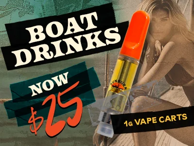 Boat Drinks Vapes: $25