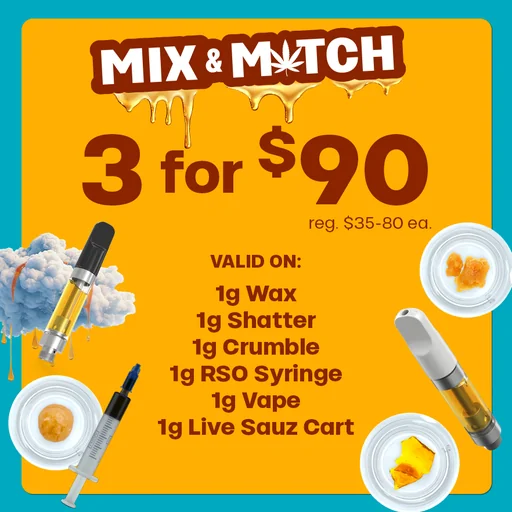 3 for $90 Mix & Match
